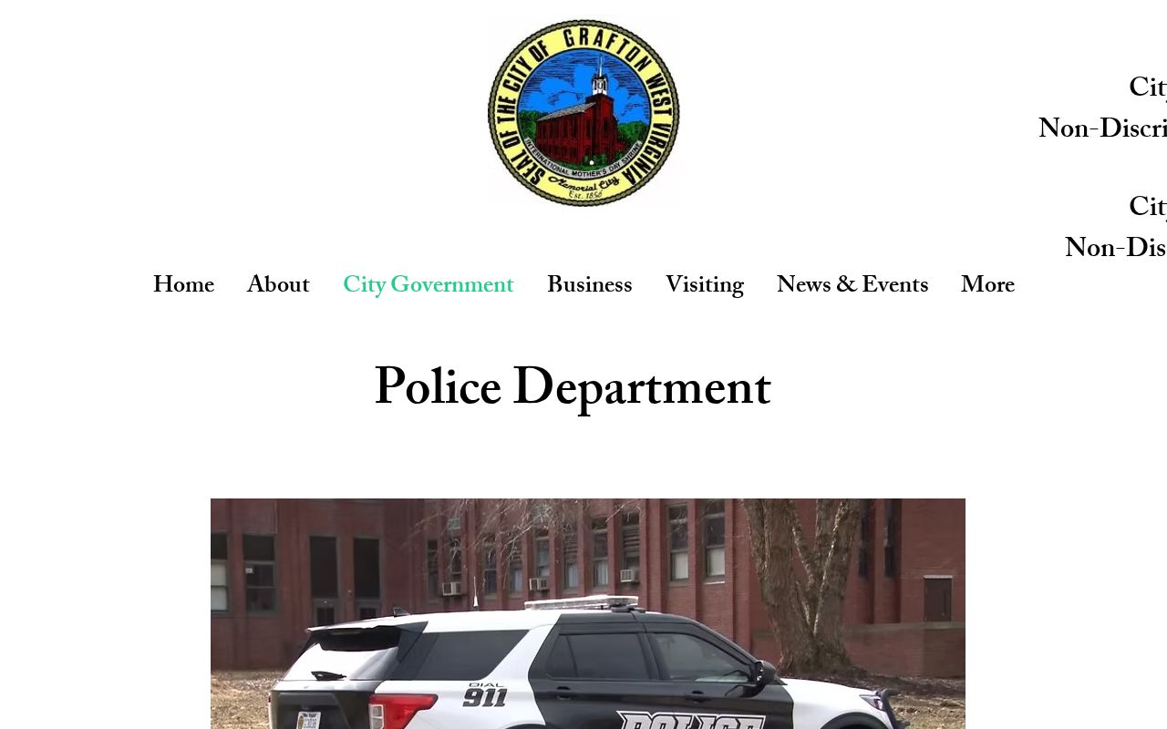 Taylor County Grafton Police Department arrest-record source page